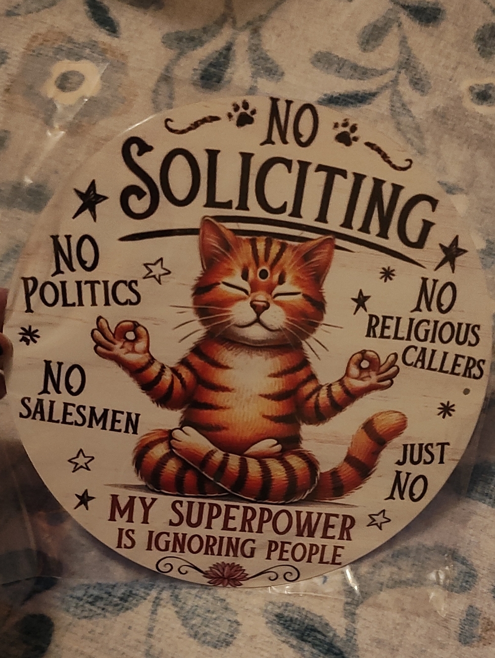 CAT SIGN